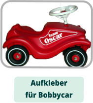 Aufkleber für Bobbycar